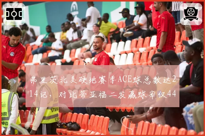 弗里茨北美硬地赛季ACE球总数达214记，对比蒂亚福二发赢球率仅44%美国一哥之争白热化